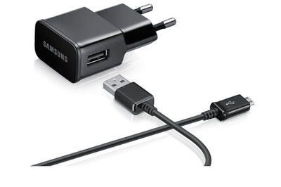 SAMSUNG Travel Charger Refurbished | AC Charger 2A Black | 12M Garantie