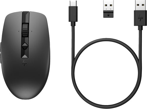 HP 715 RECHBL Mult-Dvc Bluetooth Mouse Refurbished | Bluetooth Muismat | Compact & Ergonomisch | 12M Garantie