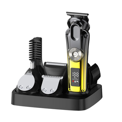6-in-1 Elektrische Baardtrimmer voor Mannen | Draadloos | USB Oplaadbaar | Complete Grooming Set