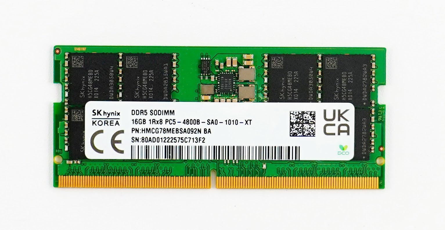 SK HYNIX 16GB DDR5 PC5-38400 4800MHz SO-DIMM 262-pin 1Rx8 | 1 jaar Garantie