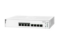 HPE Aruba Instant On 1830 8G | Class 4 PoE | 8 Poorten | 1 jaar Garantie