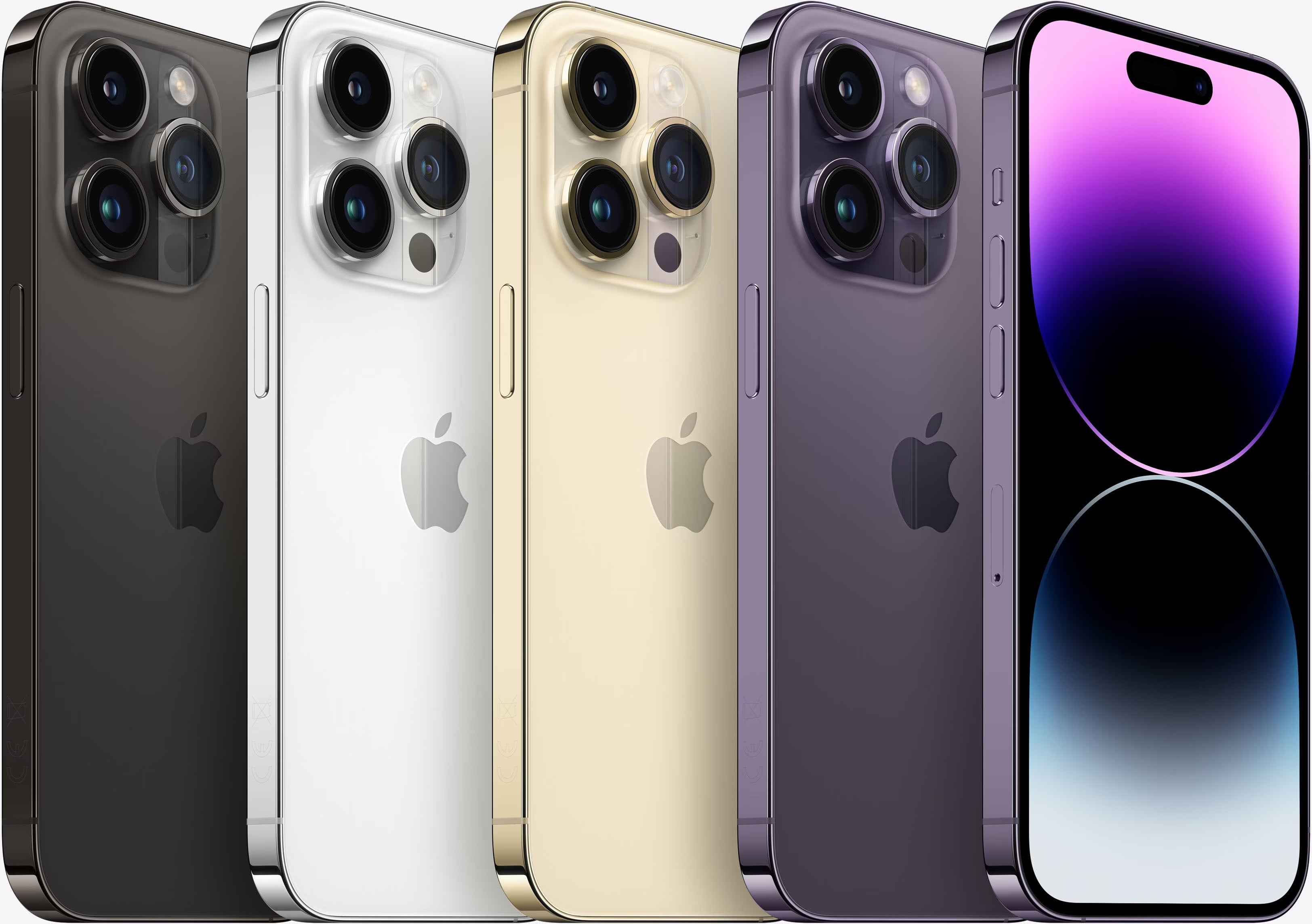 APPLE iPhone 14 Pro Max 128GB 6.7 Deep Purple | Refurbished | A16 Bionic (13e Generatie) | Geen Accessoires | 1 jaar Garantie