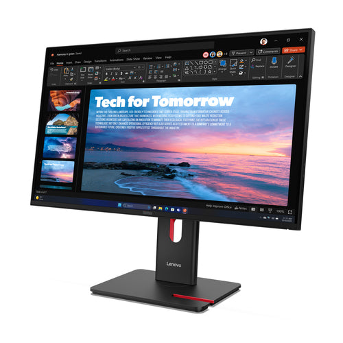 Lenovo ThinkVision T27QD-40 | QHD USB-C Display (2560x1440) | 27″ | 1 jaar Garantie
