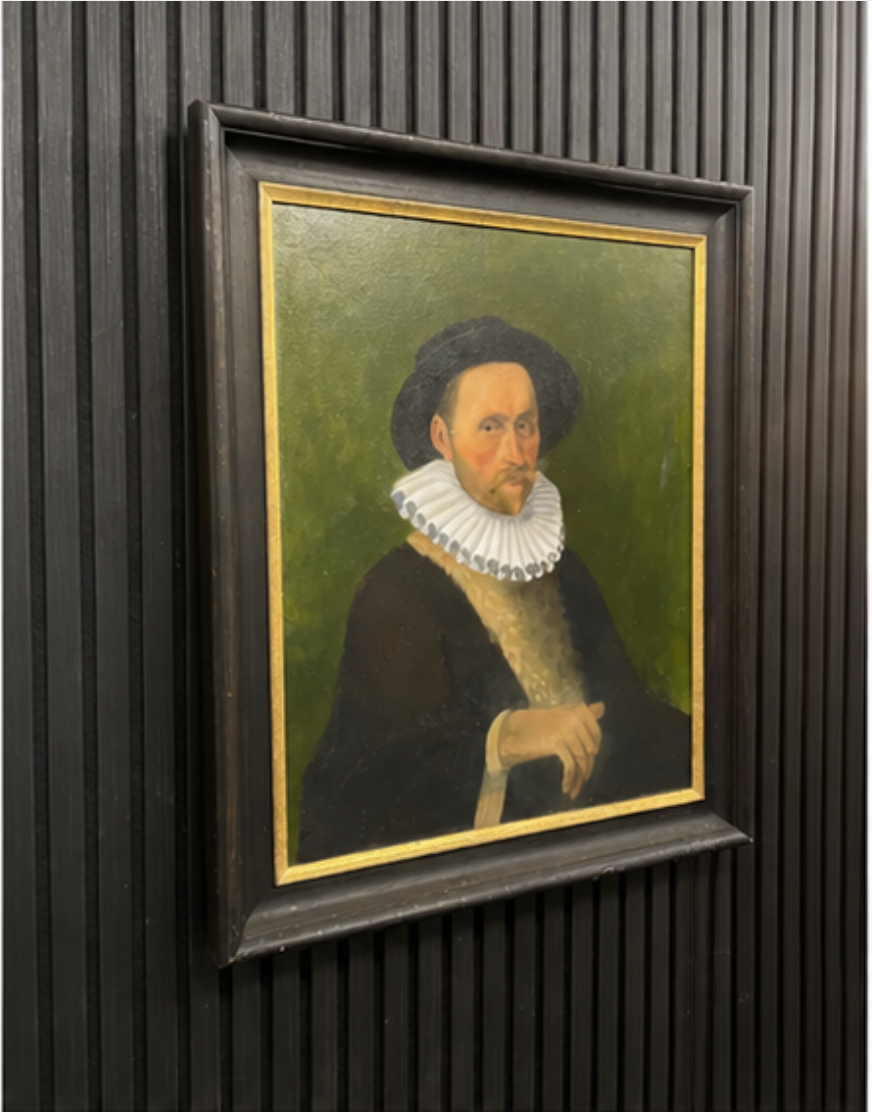 Portret van een Edelman in 17e-eeuwse Stijl | Olieverf op Doek