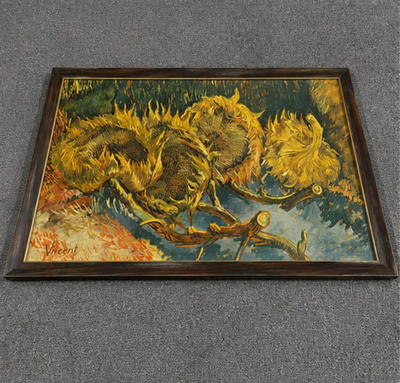Zonnebloemen naar Vincent van Gogh | Reproductie van een Meesterwerk