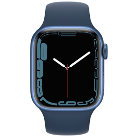 Apple Watch Series 7 45mm Aluminium Blauw Refurbished | 4G | Met Garantie | Accessoires