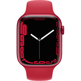 Apple Watch Series 7 45mm Aluminium Rood Refurbished | Inclusief Garantie | Accessoires Beschikbaar