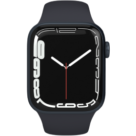 Apple Watch Series 7 45mm RVS Zwart Refurbished | 1 Jaar Garantie | Accessoires