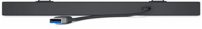 DELL Slim Soundbar SB521A | Zwart | Compact | Kristalhelder Geluid voor Je Monitor