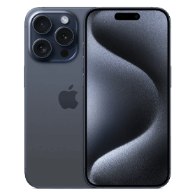 Apple iPhone 15 Pro 128GB Refurbished | Blauw Titanium | 1 jaar Garantie | Accessoires