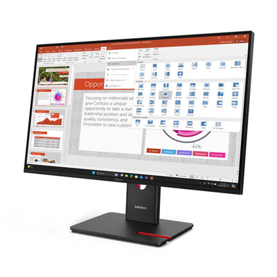 LENOVO ThinkVision T27-40 Refurbished | 27 inch IPS 16:9 1920x1080 | HDMI/DP/VGA/USB | 12M Garantie