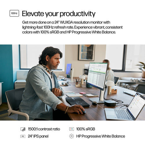 HP S5 Pro 524pn Refurbished | 24" IPS WUXGA Monitor | 1920x1200 | HDMI/DP/VESA | 12M Garantie