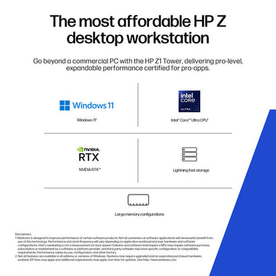 HP Z1 Tower G1i Refurbished | Intel Core i7-12700 (12e Gen) | 32GB RAM | 1TB M.2 SSD | Nvidia RTX 5060 8GB | Wifi | BT | Windows 11 Pro | 12M Garantie